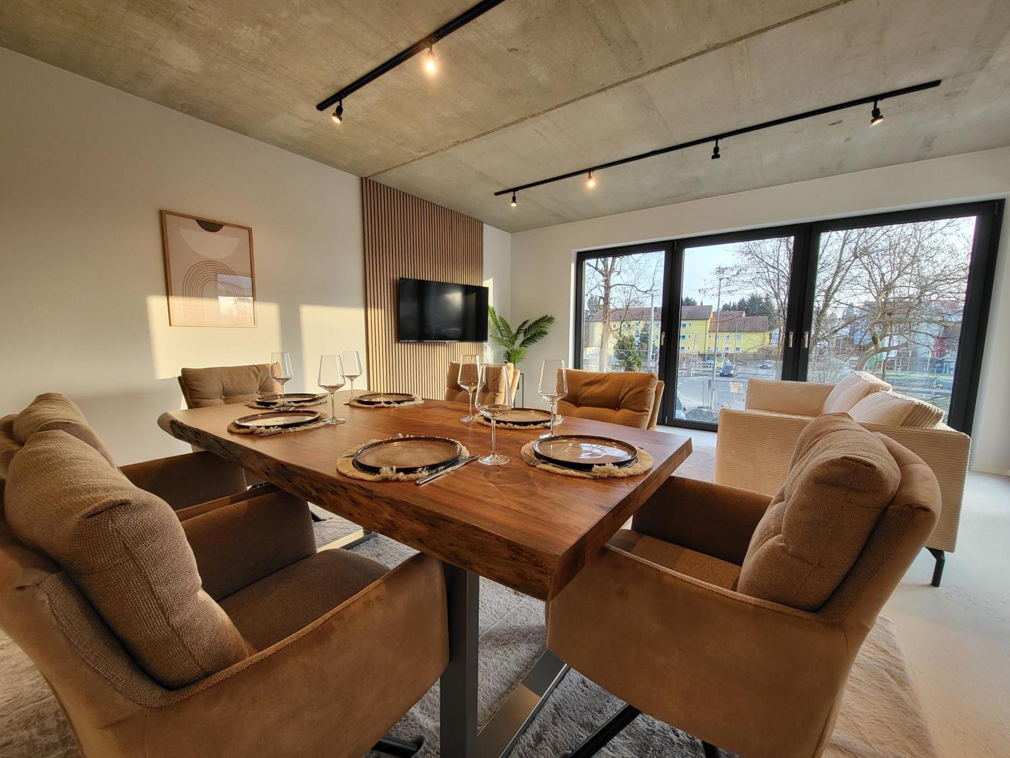 Sioux: Stilvolles Designapartment Am Bodensee 伯多兹 外观 照片