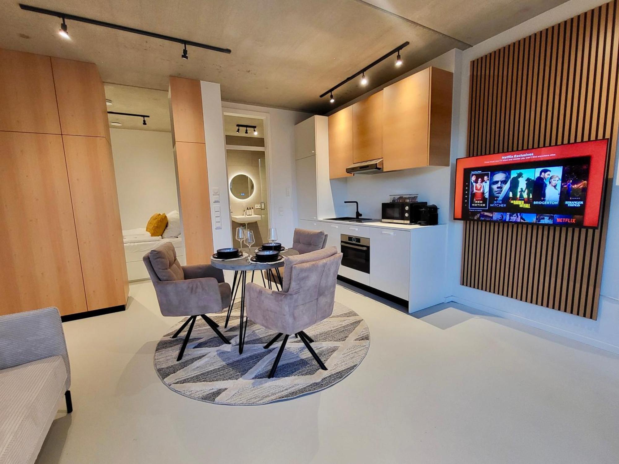 Sioux: Stilvolles Designapartment Am Bodensee 伯多兹 外观 照片